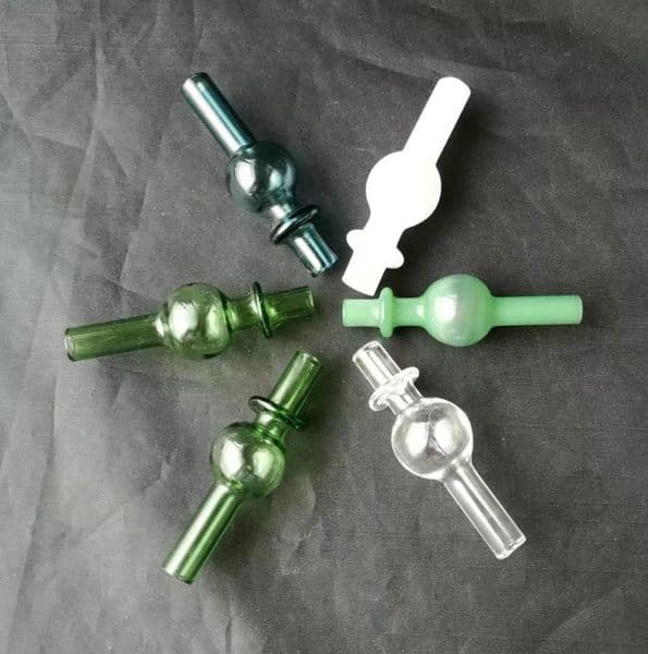 Color with bubble cover glass bongs accessories , Glass Smoking Pipes colorful mini multi-colors Hand Pipes Best Spoon glas