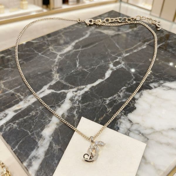 Designer Necklace channels necklace Star Diamond Snake Bone Chain Pearl Necklace Fashionable Choker cc necklace