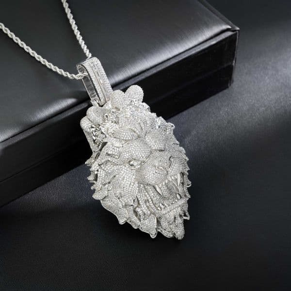 Hip Hop Jewelry Hot New Product Lion King Leo Pendant Necklace Personality fashion Accessories Trend Jewelry Men