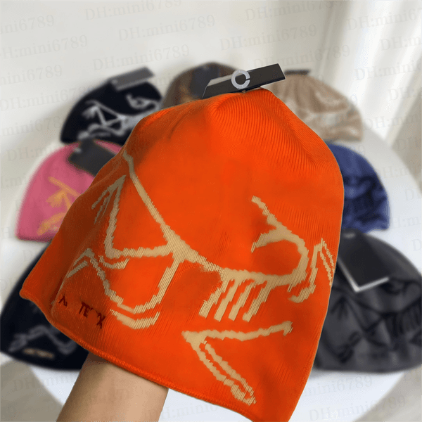 Classic beanie designer wool hat luxury cashmere hat embroidered ancient bird pattern street fashion brand arc beanie GROTO TOQUE autumn and winter warm ski hatsA