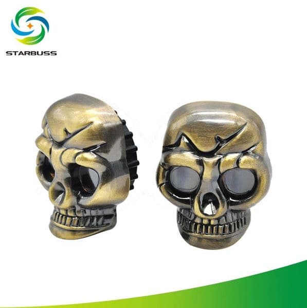 Smoking Pipes Cross border new product metal material two layer cigarette grinders in stock
