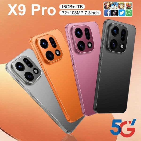 2026 Hot-Selling New Smartphone X9 Pro 16GB1TB Memory Direct Delivery Android 5G Q260428