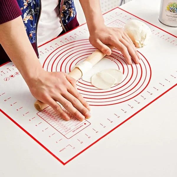 Silicone Baking Mat Kneading Pad Dough Mat Pizza Cake Dough Maker Kitchen Cooking Grill Non-Stick Gadgets Bakeware Pastry Mat 260423