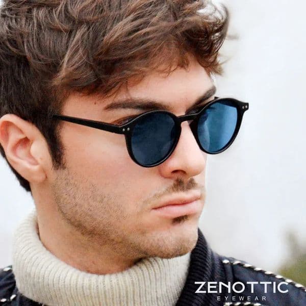 ZENOTTIC S Size Retro Circular Polarized Sunglasses 2026 2025 Men Women Vintage Small Round Sun Glasses UV400 Goggles Shades 260427