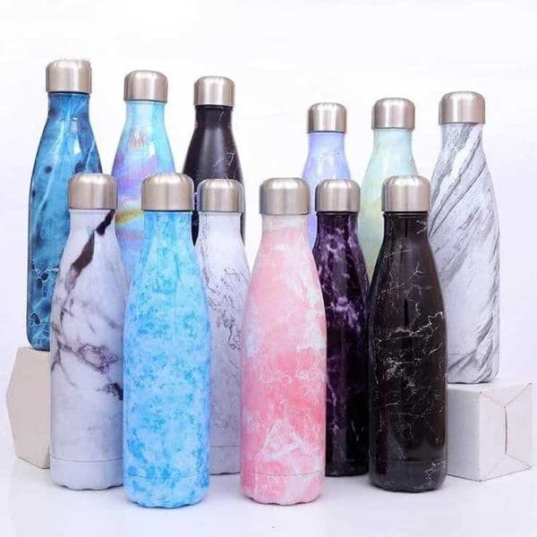 500ml Double Wall Insulation Stainless Steel Thermos Kettle Vacuum Bottle Coffee Milk Cup Outdoor Travel Sports Thermos Coke CupT260429