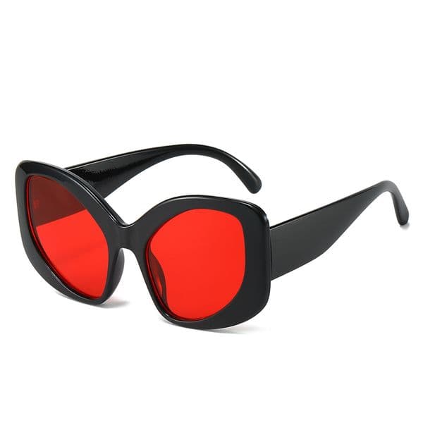 New unique and exaggerated decorative sunglasses, Y2K dazzling taro purple large-frame glasses, same style as used in overseas performances