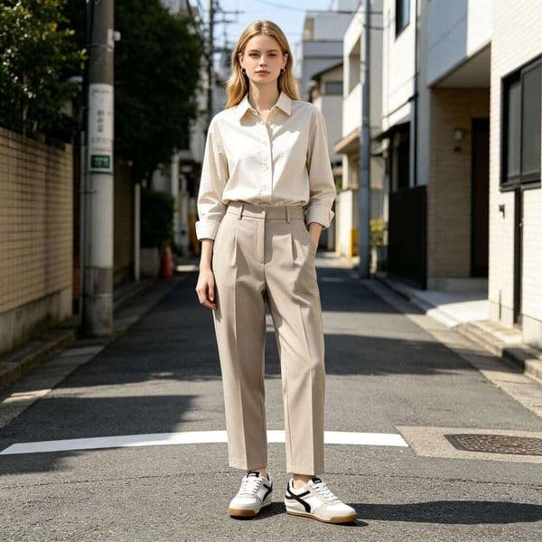 Okimoz White Gray Suede Vintage Sneakers Non slip Soft Sole Daily Comfort Walking Casual Shoes