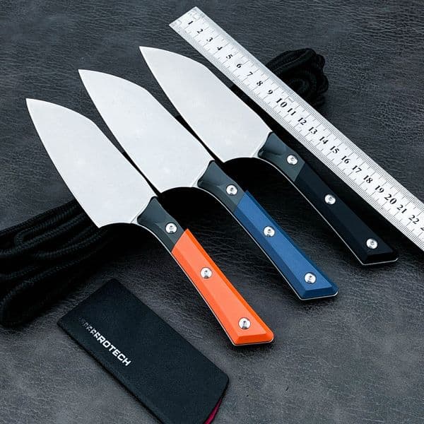 Bestseller Stainless Steel D2 Sheathed Kitchen Knife G10+ Aluminum Handle Integrated Blade Multi-purpose Kitchen Utility Knife thumbnail 2