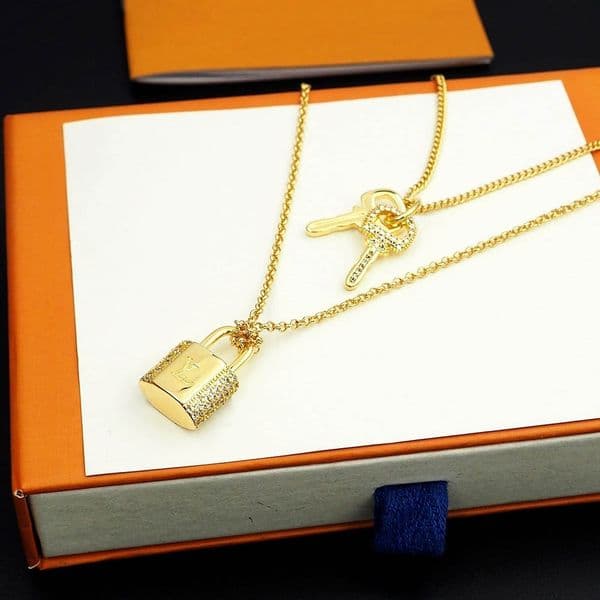 2026 5A HOT Luxury Big Gold Hoop Necklaces For Lady Women Orrous Girls Ear Studs Set Designer Jewelry Chokers Valentine's Day Gift Engagement For Bride