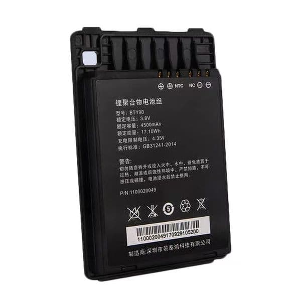 Newland BTY90 4500mAh lithium-ion battery replacement certified with CE/FCC/RoHS, dual IC protection, 17.10Wh