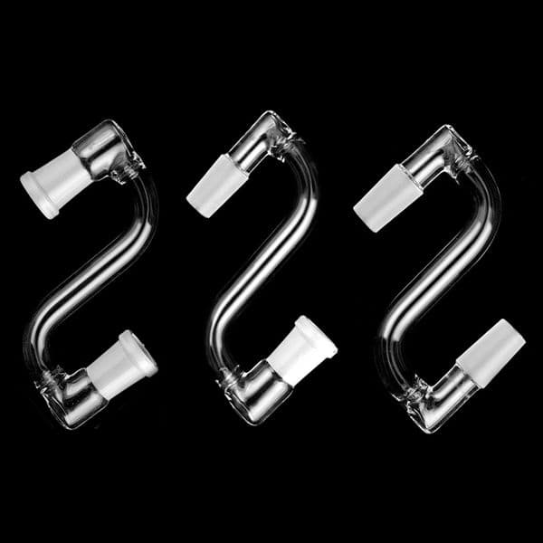 Glass Drop Down Adapter 14mm 18mm Male Female Glass Dropdown Adapters High-quality Glass Accessories For Quartz Banger Nails Glass Bongs