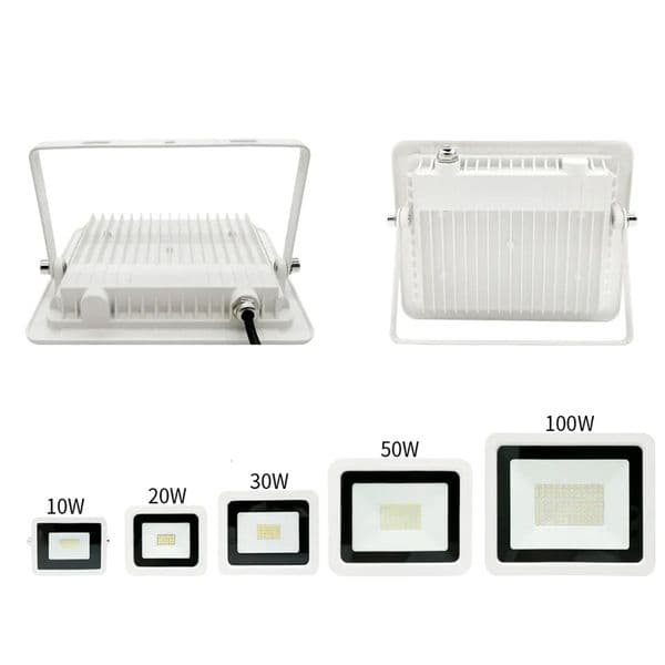LED Flood Light AC220V 10W 20W 30W 50W 100W IP68 Waterproof Outdoor Garden Projector Lighting Refletor Spotlight Wall Floodlight 260429