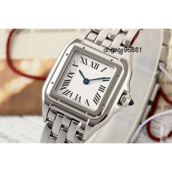 Top quality panthere watch super clone watches designer women mens watch swiss quartz movement sapphire glass 316L steel strap 22mm with box 503S