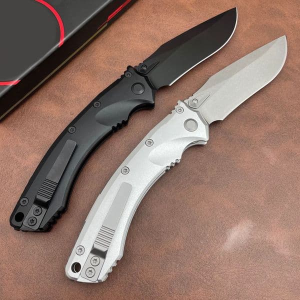 Aluminum Handle Mark M390MK Blade Outdoor Camping Hunting Kitchen Survival EDC Tool Folding Knife