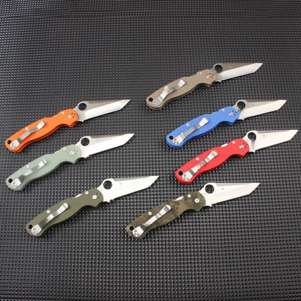 New C81 Outdoor Camping Hiking Fishing Survival Sharp Folding Knife G10 Handle thumbnail 2