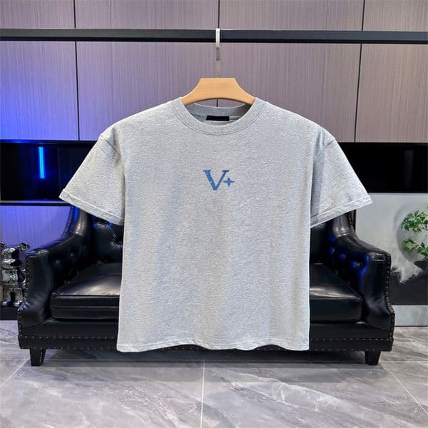 Men's Plus Tees & Polos Round neck embroidered and printed polar style summer wear with street pure cotton p6429t4