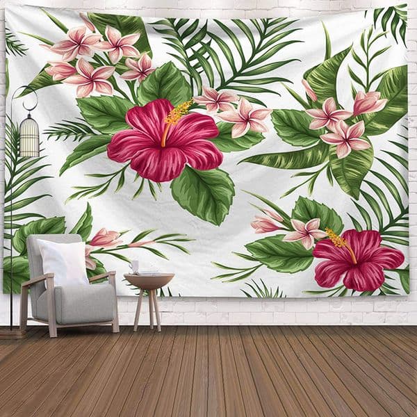 Nature Holiday Beach Ocean Lake Decor Theme Palm Trees Cheap Kids Living Room Wall Hanging Tapestry