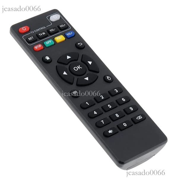 Universal IR Replacement Remote Control Support 2*3A Battery for Android TV Box TX3 Mini TX92 TX28 etc.