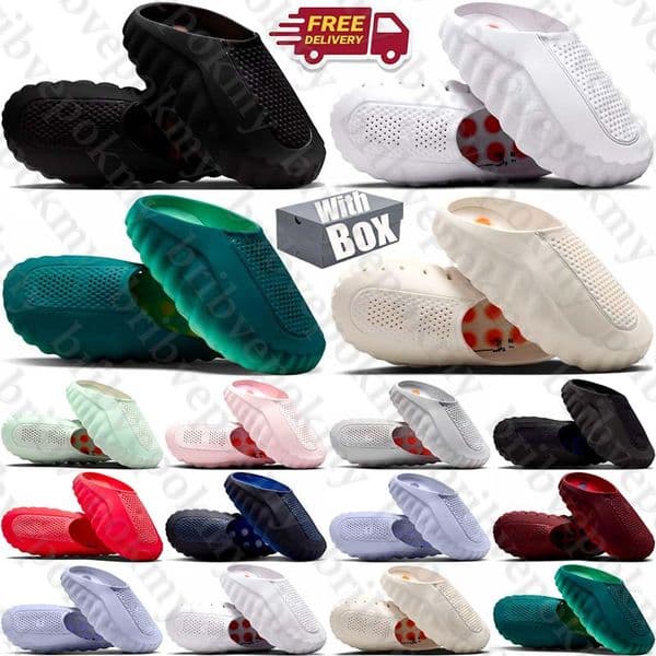 Free Shipping With Box Designer Mind 001 mind001 slides mule Fragment sandals clogs heels slippers d h gate sliders mules shoes Team Red mens womens sandles top