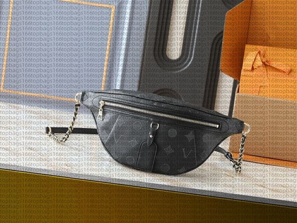 Bumbag tote bag High Rise waist package mens bags luxury brand Design Sports bag Leather shoulder crossbody package chain evening bags