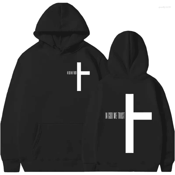 Men's Hoodies Harajuku Aesthetic Christian Jesus Church Hoodie Bible Verse God Loves You Hooded Men Women Vintage Sweatshirts Streetwear