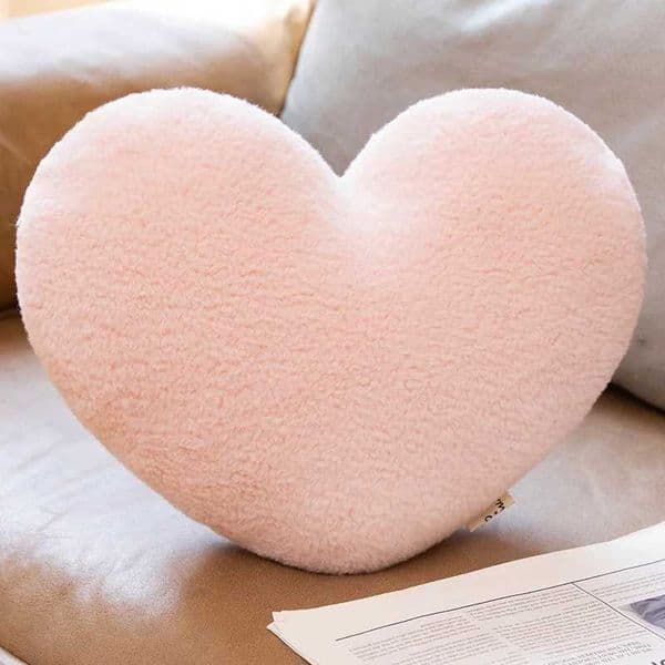 40x35cm Love Heart Stuffed Plush Throw Pillow Valentines Day Heart Cushion Sofa Seat Pad Couch Pillow Home Decor Girls Gifts W260428