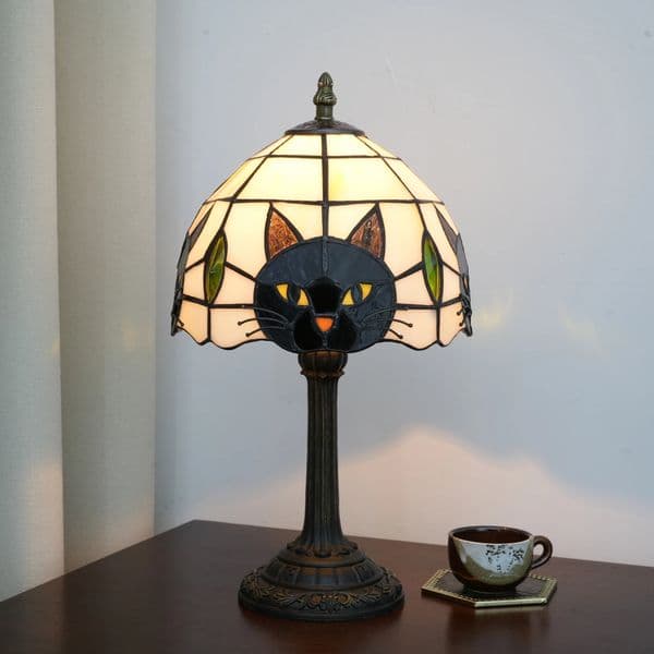 Black Cat Table Lamp for Bedroom Nightstand DecorAnimal Nursery Bedside Kid Study RoomCute Desk Girl Room 260429
