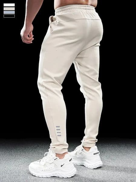 Mens Sports Gym Fitness Casual Slim Stretch Running Pants Tops Quickdrying Breathable Training Autumn Winter 260428