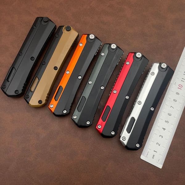 Pocket Knives Knife M390 Blade Outdoor Self Defense Zinc Aluminum Handle Camping Utility Knife EDC Tools thumbnail 2