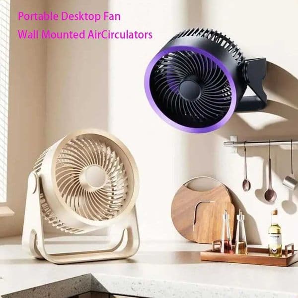 Multifunctional Electric Fan Circulator Wireless Portable Home Quiet Ventilator Desktop Wall Ceiling Fan Air Cooler L260429