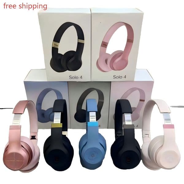 Headphones Studio Solo 4 Wireless Bluetooth Headphones Computer Gaming Headse Earphone Micphone Headphone Earbuds Headset