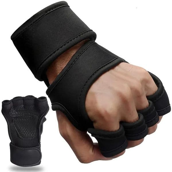 Training Sport Gloves Weightlifting for Men Women Body Building Gym Half Finger NonSlip Hand Wrist Palm Protector 260428