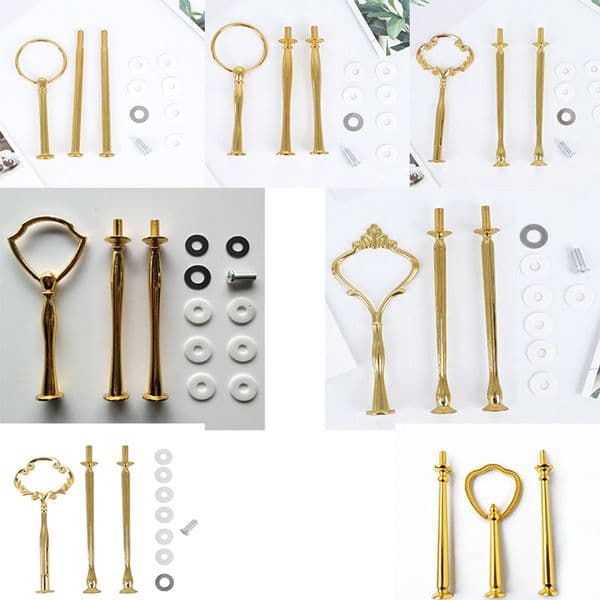 Home Kitchen Dinnerware Tools Wedding Party Multi-Layer Dim Sum Cake Fruit Plate Stand Wholesale