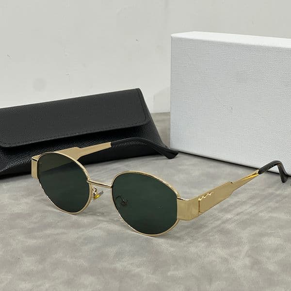 Designer Luxury Sunglasses Classic Sun Glasses for Men and Women Round Adumbral Frameless Polarized Colors Optional Top Quality Fashion