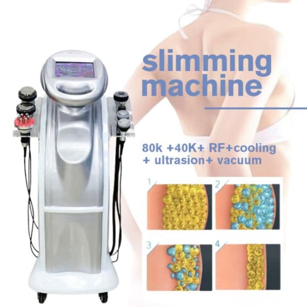 Slimming Machine 80K Ultrasonic Cavitation Rf Lipo Vacuum Weight Reduce Body Slimming Beauty Machine Free Shipment125