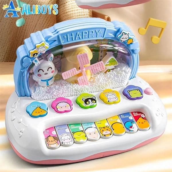 Piano Keyboard Multi-mode Musical Instrument Portable Electronic Piano Interactive Learning Educational Toy Kid Christmas Gifts 260428