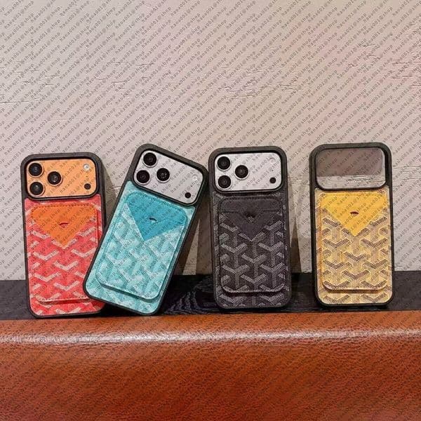 Fashion Wallet Phone Cases for iPhone 17 Pro Max 16 Pro Max 15 14 13 12 11 XR 15 Plus 16 Plus 17 Air Samsung Galaxy s25 Ultra s24 Plus s23 S22 Note 20 Case Zipper Card Holder