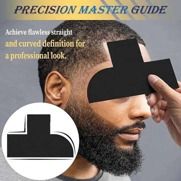 Professional Tool Hairline Enhancing Card Precise Shaping Styling Must Have Beard Shaper For Men