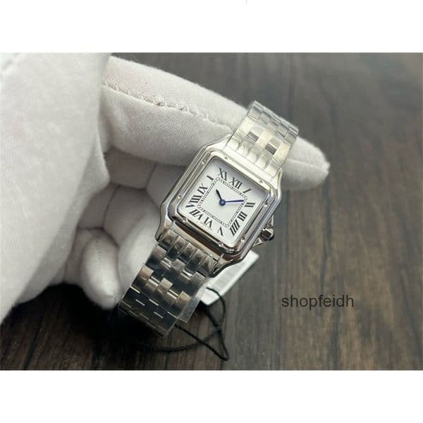 Top quality panthere watch womens mens watch super clone watches swiss quartz movement designer watch sapphire glass 22mm 27mm with box 97SZ