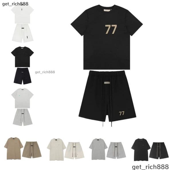 Shorts Tshirts Tracksuits Classic Letter American Style Hip Hop Popular Jogger Man Tees Sled Cotton Loose Fitting Retro Shorts Set Z260520