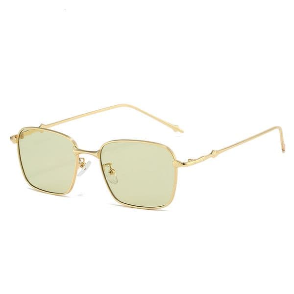 Square Personality New Retro Rectangular Four-Leaf Star Fashion Sunglasses for Women