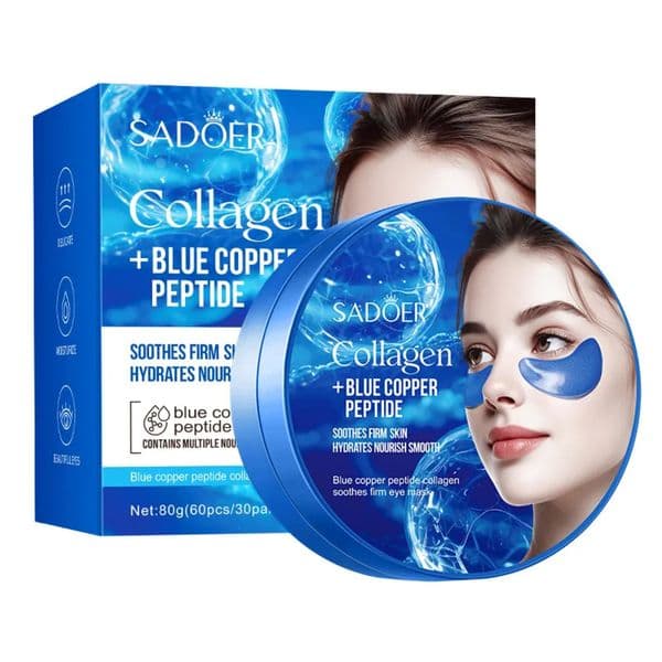 Make Up Makeup Skin Care Brand 60Pcs Collagen Aloe Vera Mask Patches Anti Dark maquillaje Circles Eye Bags Removal Moisturizing & Firming Skin Care Treatment