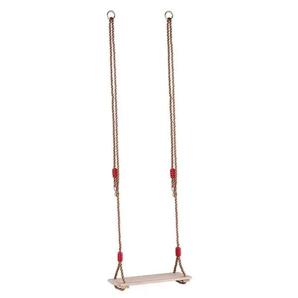 Indoor Outdoor Swing Hammock Wooden Length-Adjustable Rope Style Stable Accessory House/Garden Entertainment Enjoyable Leisure S260427UYPB