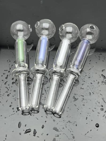Smoking Pipes Aeecssories Glass Hookahs Bongs New Colorful Double Layer Filtered Glass Boiler