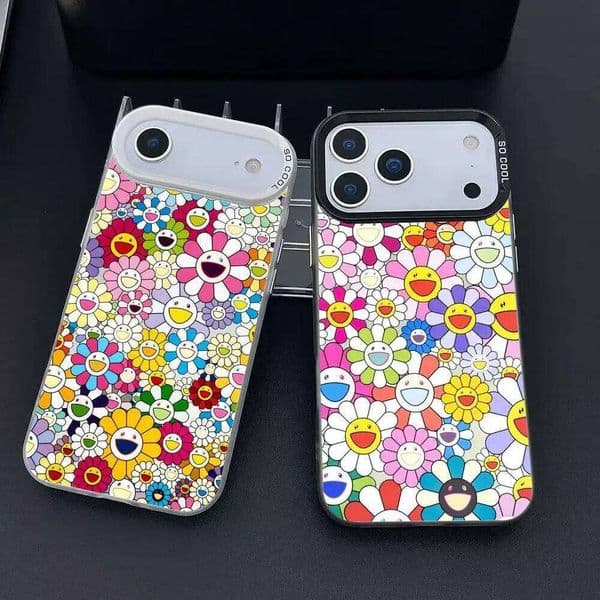 T-TakaShis M-MuraKAmis Phone Case For iPhone 17 16 15 14 13 12 11 Pro Max Air Matte Laser Aurora Shockproof Funda S260429