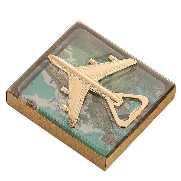 Airplane Bottle Opener Corkscrew Aviation Pilot Beer with Gift Box Bar Tool Waiter Friends Wedding Kitchen Gadgets 260430