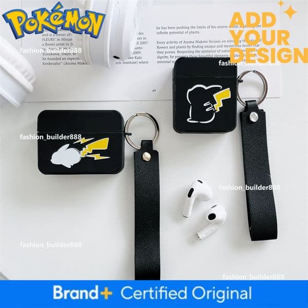Pokemon Earphone Case Skin-Friendly Pikachu Airpods2 New 3Rd Generation Apple Pro2 Bluetooth Earphone Protective Case, Anti-Drop TPU Hard Shell Hot Sell