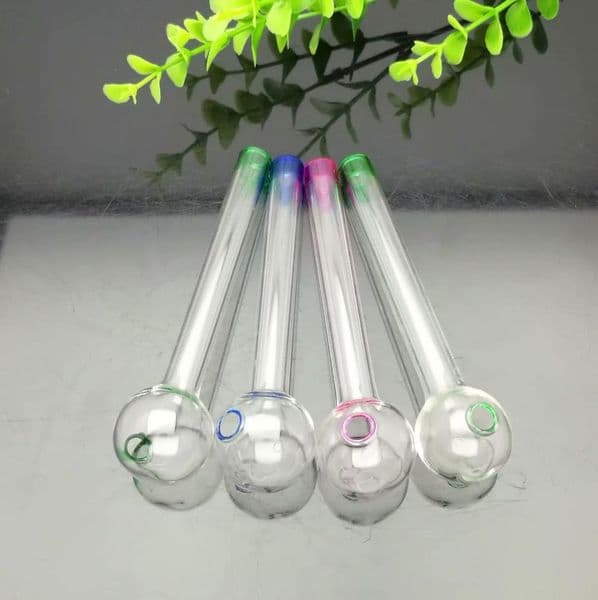 Smoking Pipes Aeecssories Glass Hookahs Bongs Spray Colored Mini Glass Direct Boiling Pot