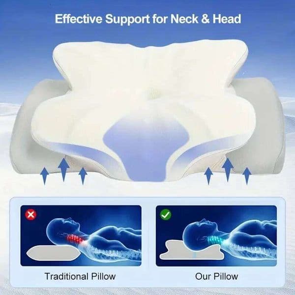 Memory Foam Smooth cool Ergonomic Neck Support Pillow For Pain High Elastic Soft Washable Home Pillows Bedding 26Y0429