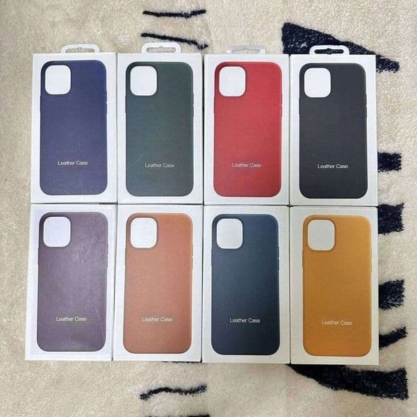 Clearance Sale Case Leather for iPhone 12 Pro Max 13 Mini Magnetic Wireless Charging Cover 26L0430